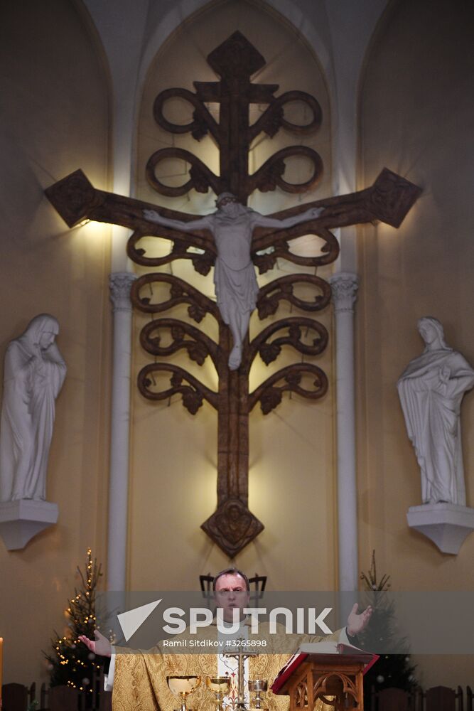 Catholic Christmas celebrations in Moscow