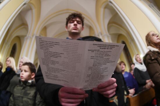Catholic Christmas celebrations in Moscow