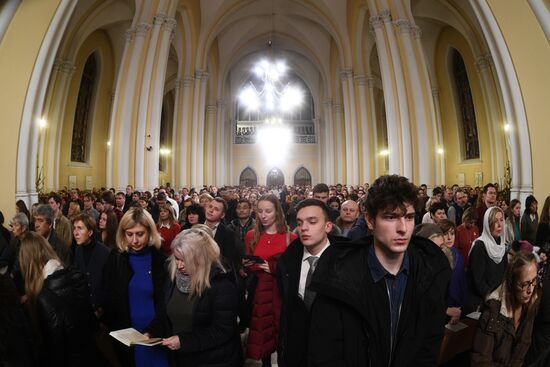 Catholic Christmas celebrations in Moscow