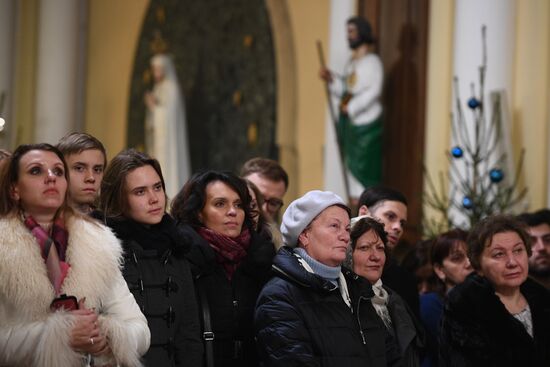 Catholic Christmas celebrations in Moscow