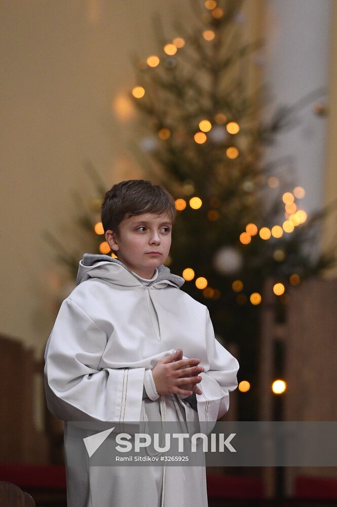 Catholic Christmas celebrations in Moscow