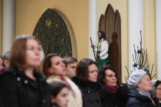 Catholic Christmas celebrations in Moscow
