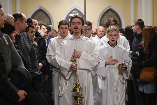 Catholic Christmas celebrations in Moscow