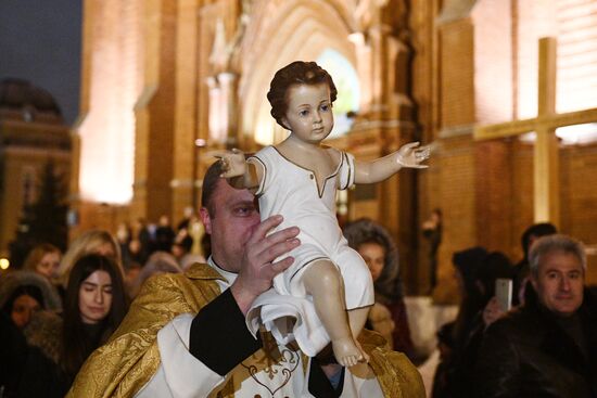 Catholic Christmas celebrations in Moscow