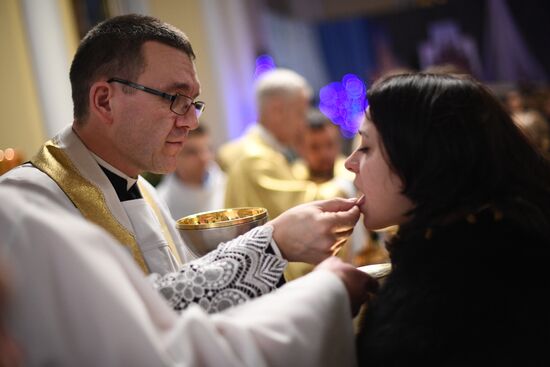 Catholic Christmas celebrations in Moscow