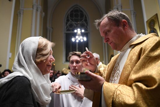 Catholic Christmas celebrations in Moscow