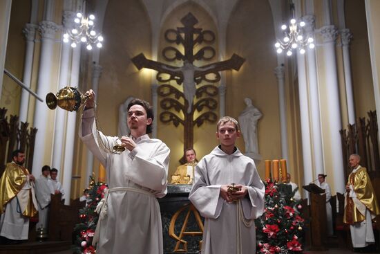 Catholic Christmas celebrations in Moscow