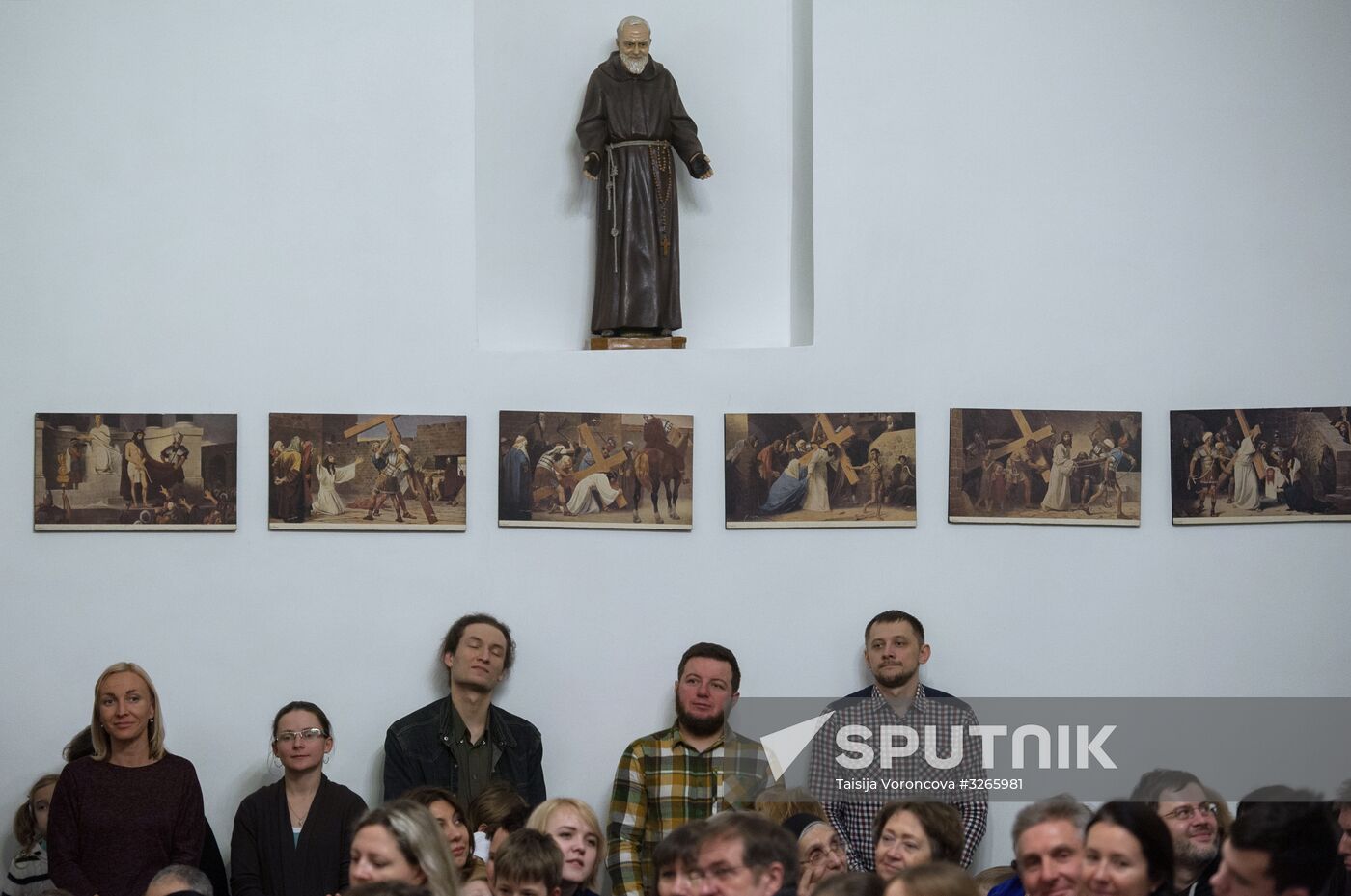 Catholic Christmas celebration in Russia