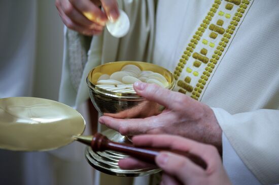 Catholic Christmas celebration in Russia