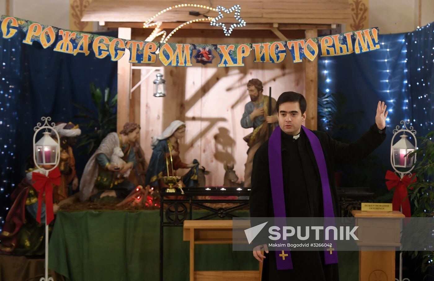 Catholic Christmas celebrations in Russia