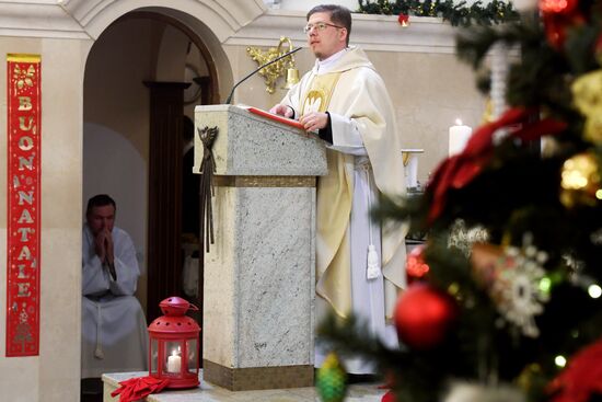 Catholic Christmas celebrations in Russia