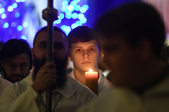 Catholic Christmas celebrations in Moscow