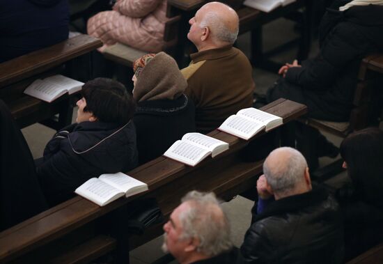 Catholic Christmas celebrated in Russia