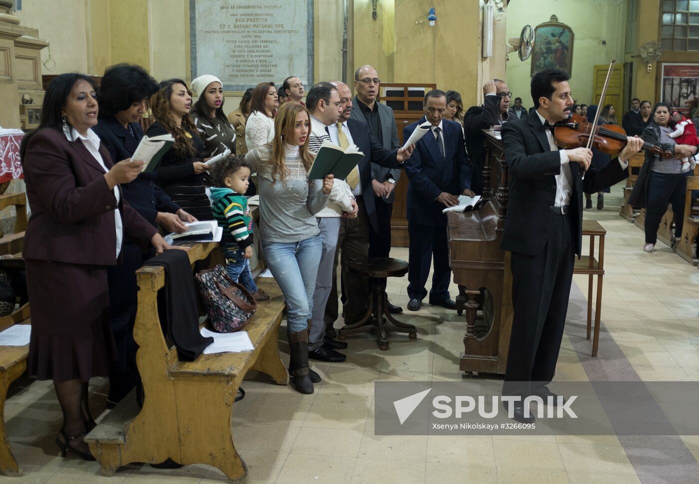 Christmas celebrated in Cairo