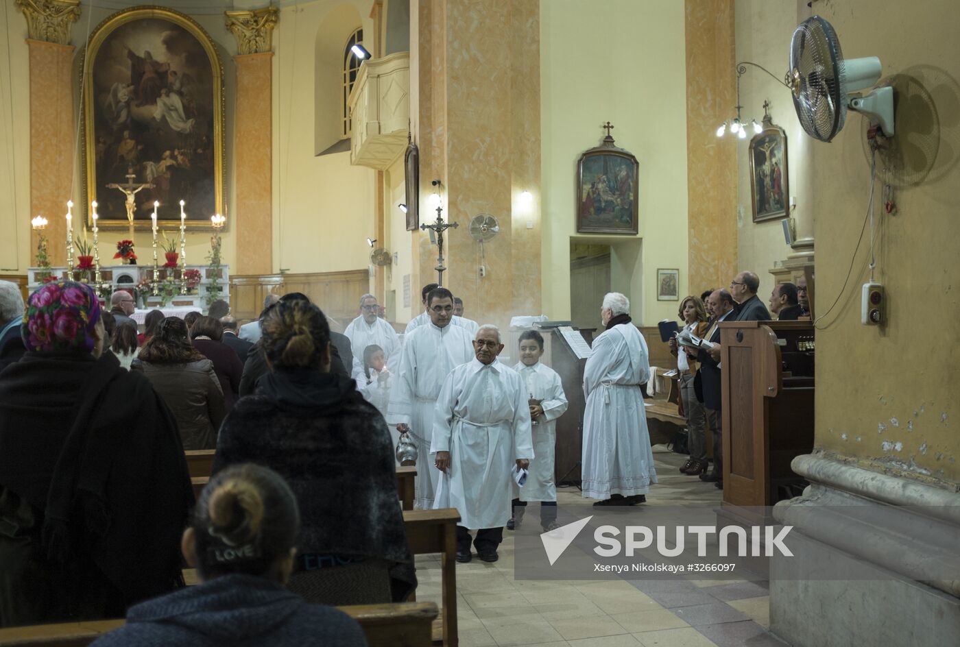 Christmas celebrated in Cairo