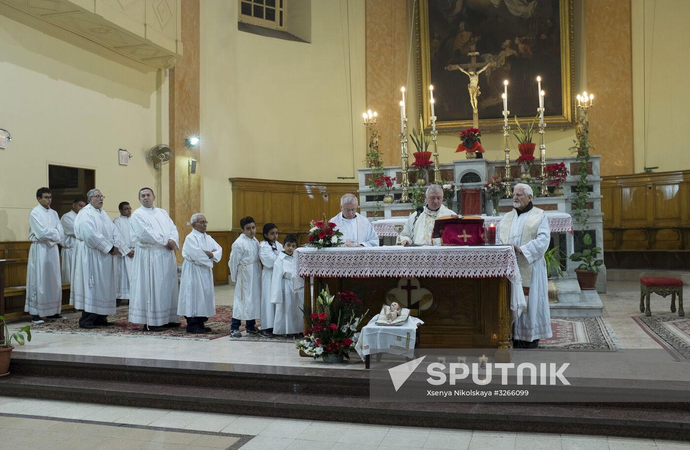 Christmas celebrated in Cairo