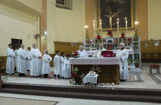 Christmas celebrated in Cairo