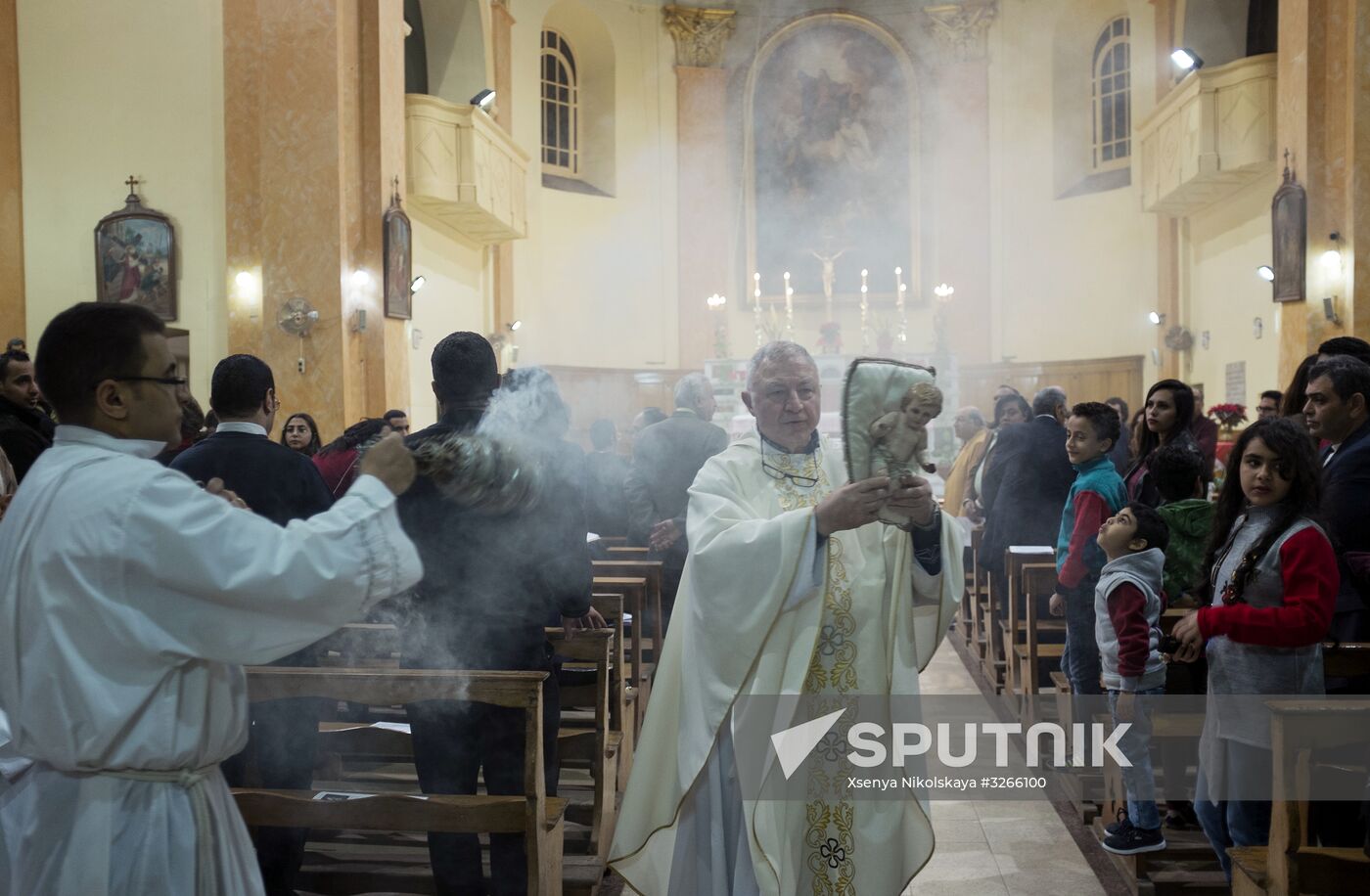 Christmas celebrated in Cairo