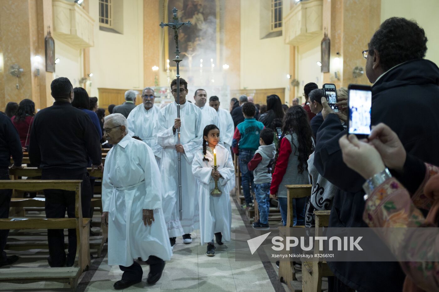 Christmas celebrated in Cairo