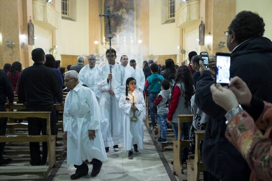 Christmas celebrated in Cairo