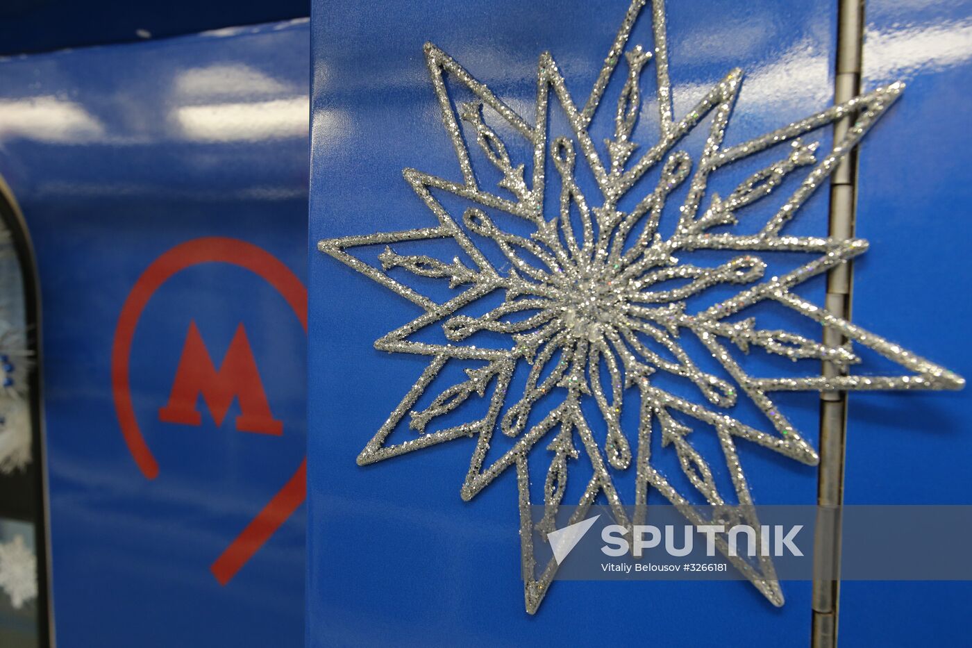 Moscow Metro launches two New Year's themed trains