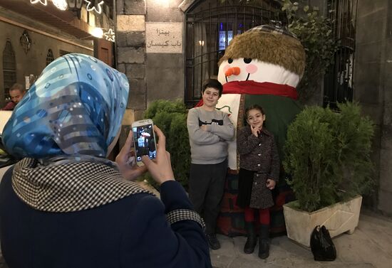 Christmas celebrated in Syria