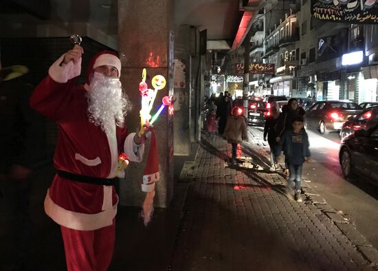 Christmas celebrated in Syria