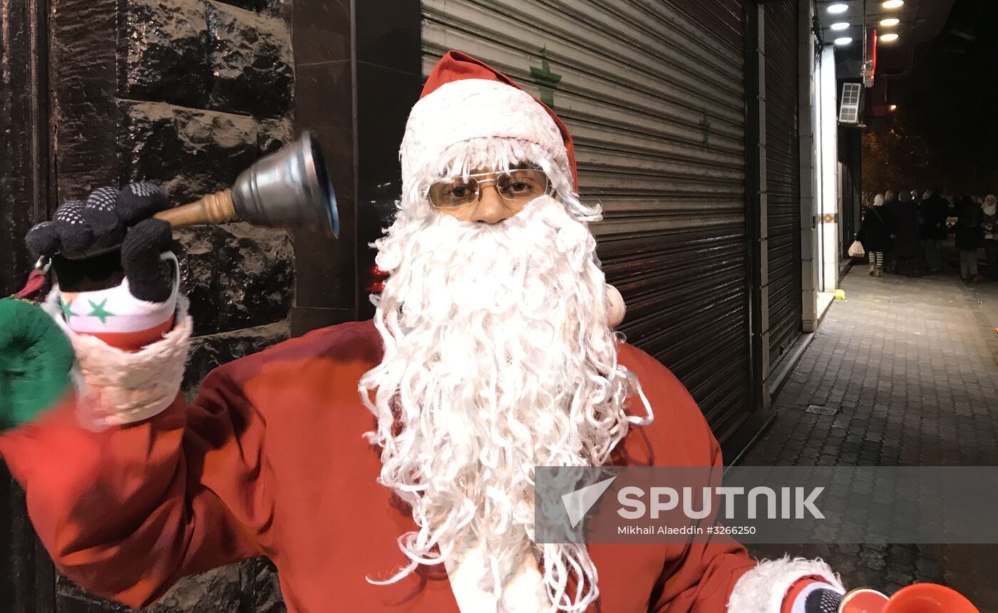 Christmas celebrated in Syria