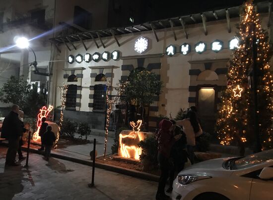 Christmas celebrated in Syria