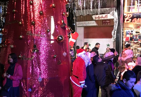 Christmas celebrated in Syria