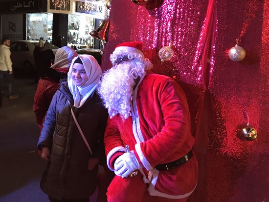 Christmas celebrated in Syria