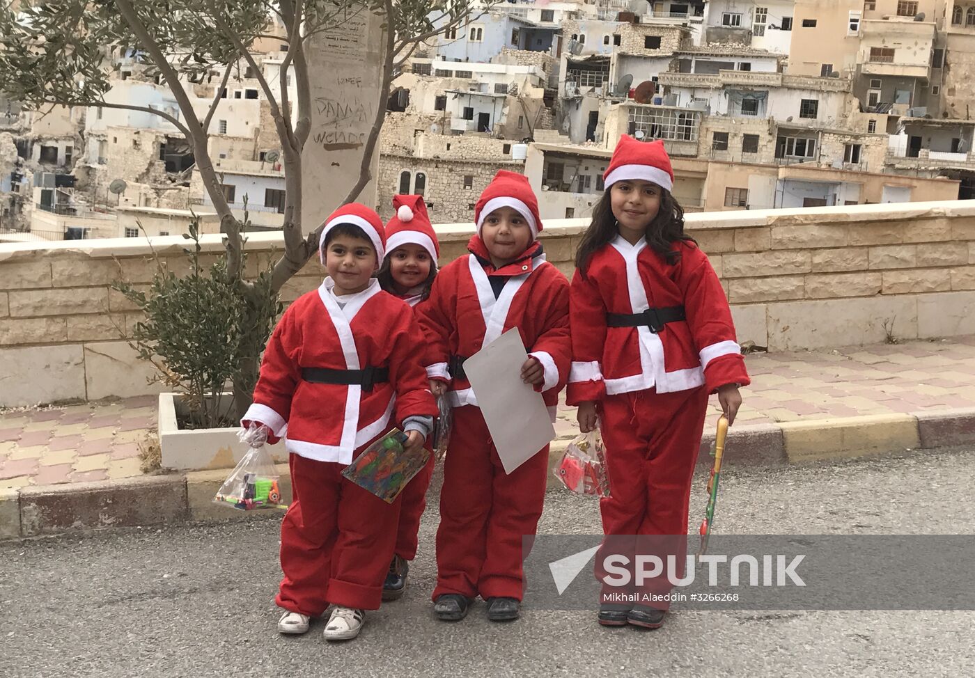 Christmas celebrated in Syria