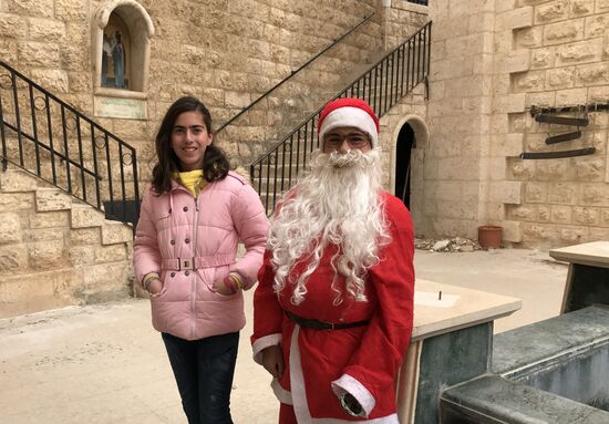 Christmas celebrated in Syria