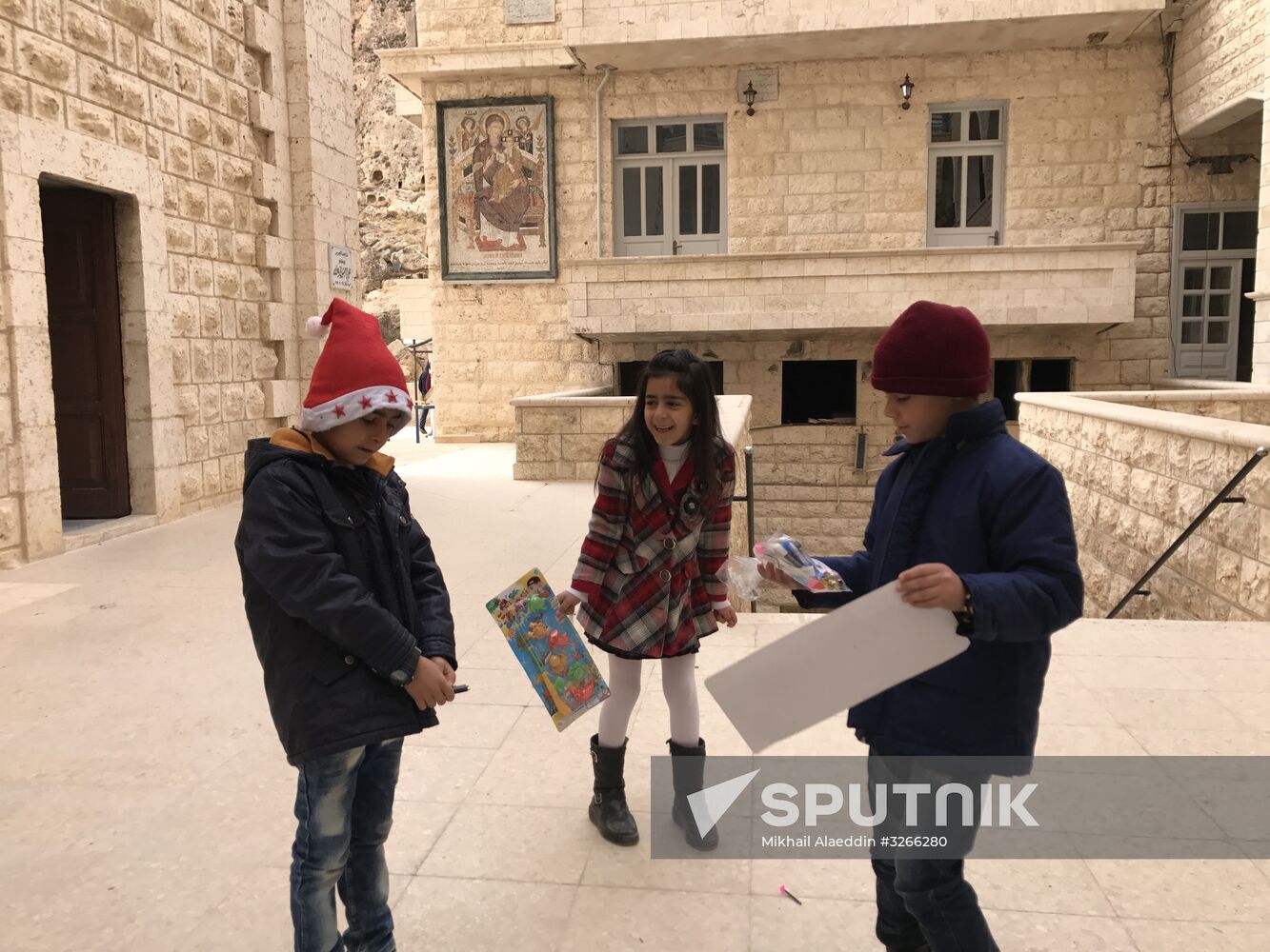 Christmas celebrated in Syria