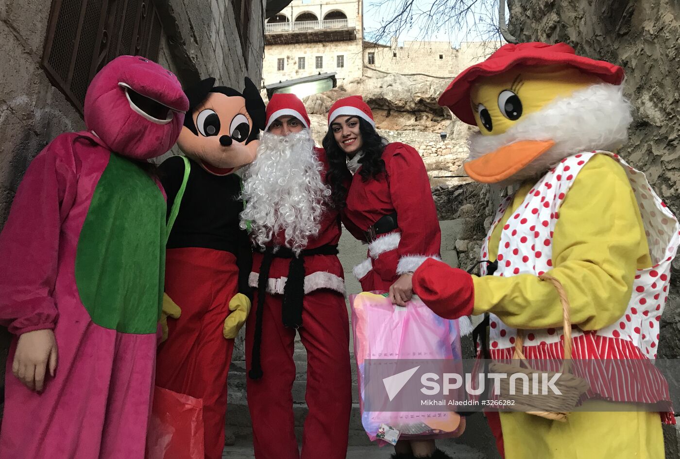 Christmas celebrated in Syria