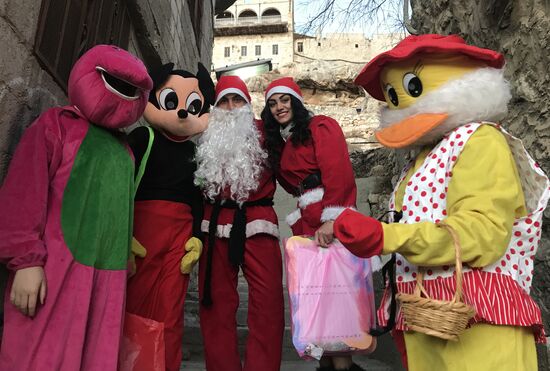 Christmas celebrated in Syria