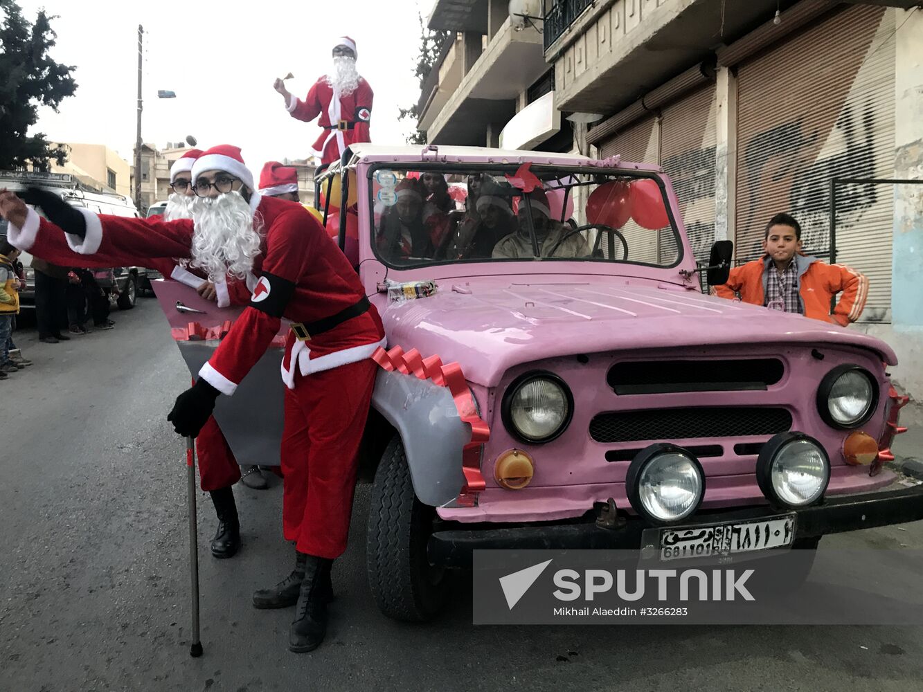 Christmas celebrated in Syria
