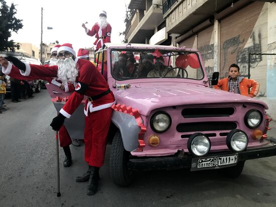 Christmas celebrated in Syria