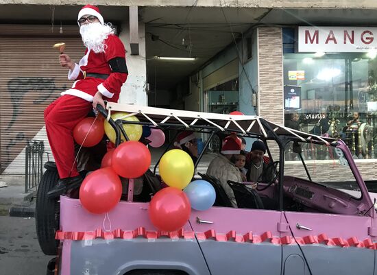 Christmas celebrated in Syria