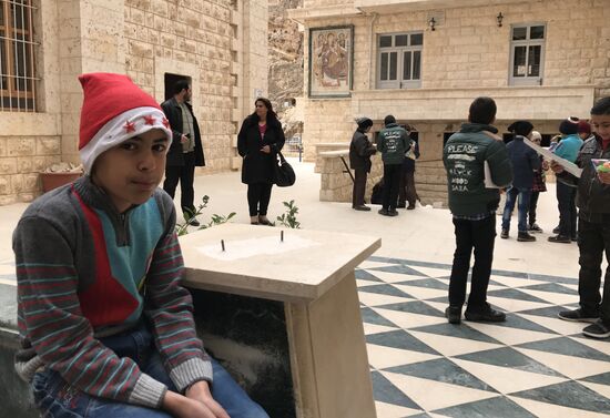 Christmas celebrated in Syria