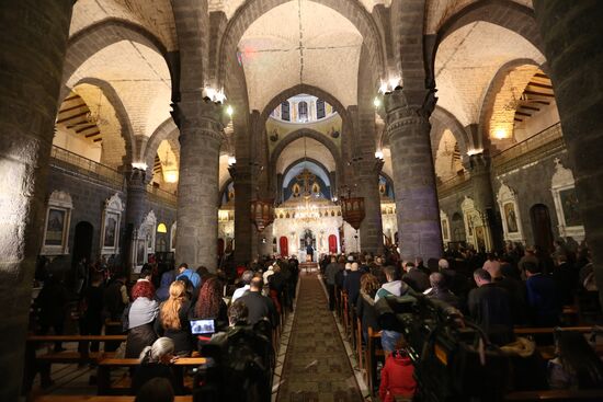 Christmas celebrated in Syria