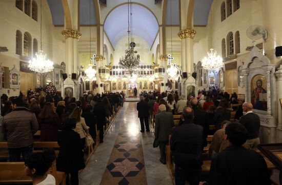 Christmas celebrated in Syria