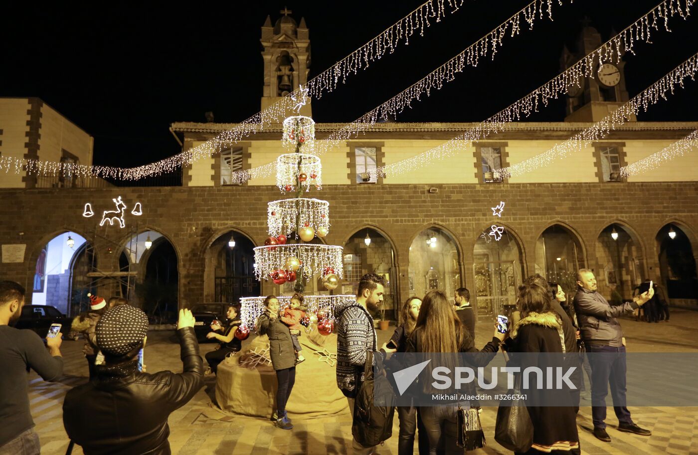 Christmas celebrated in Syria
