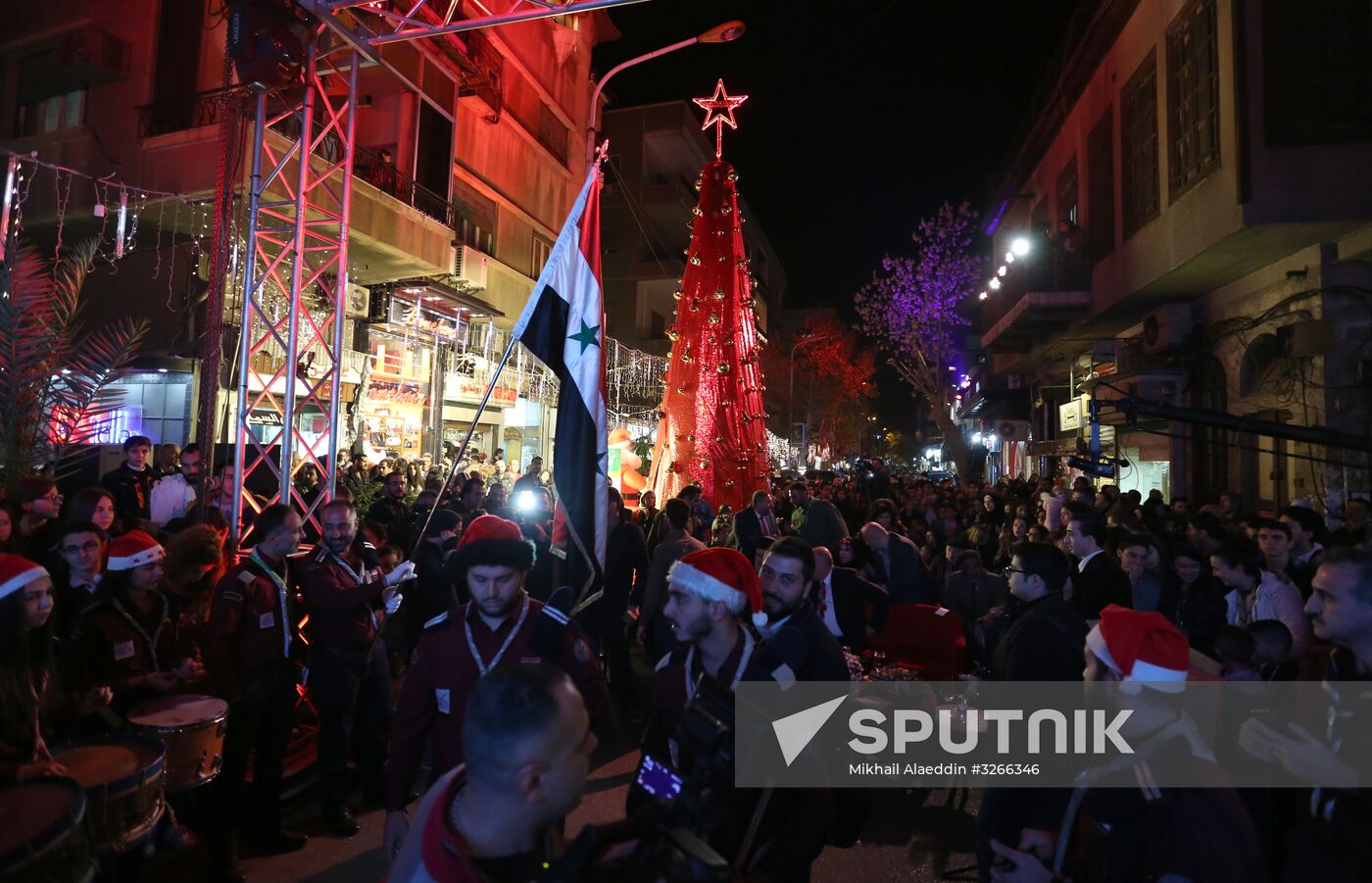 Christmas celebrated in Syria