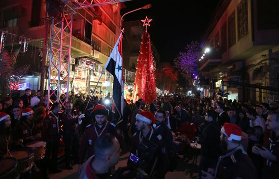 Christmas celebrated in Syria