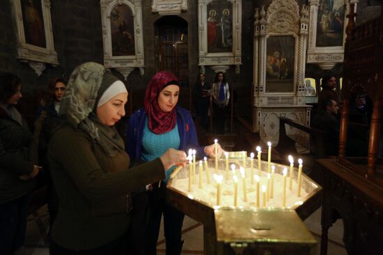 Christmas celebrated in Syria