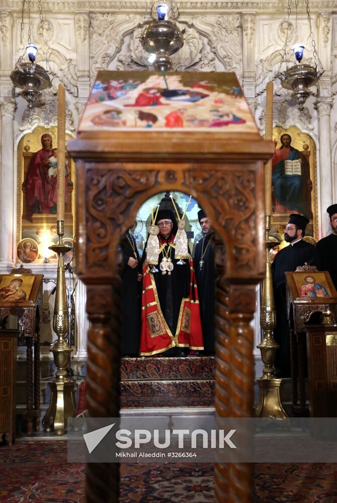 Christmas celebrated in Syria