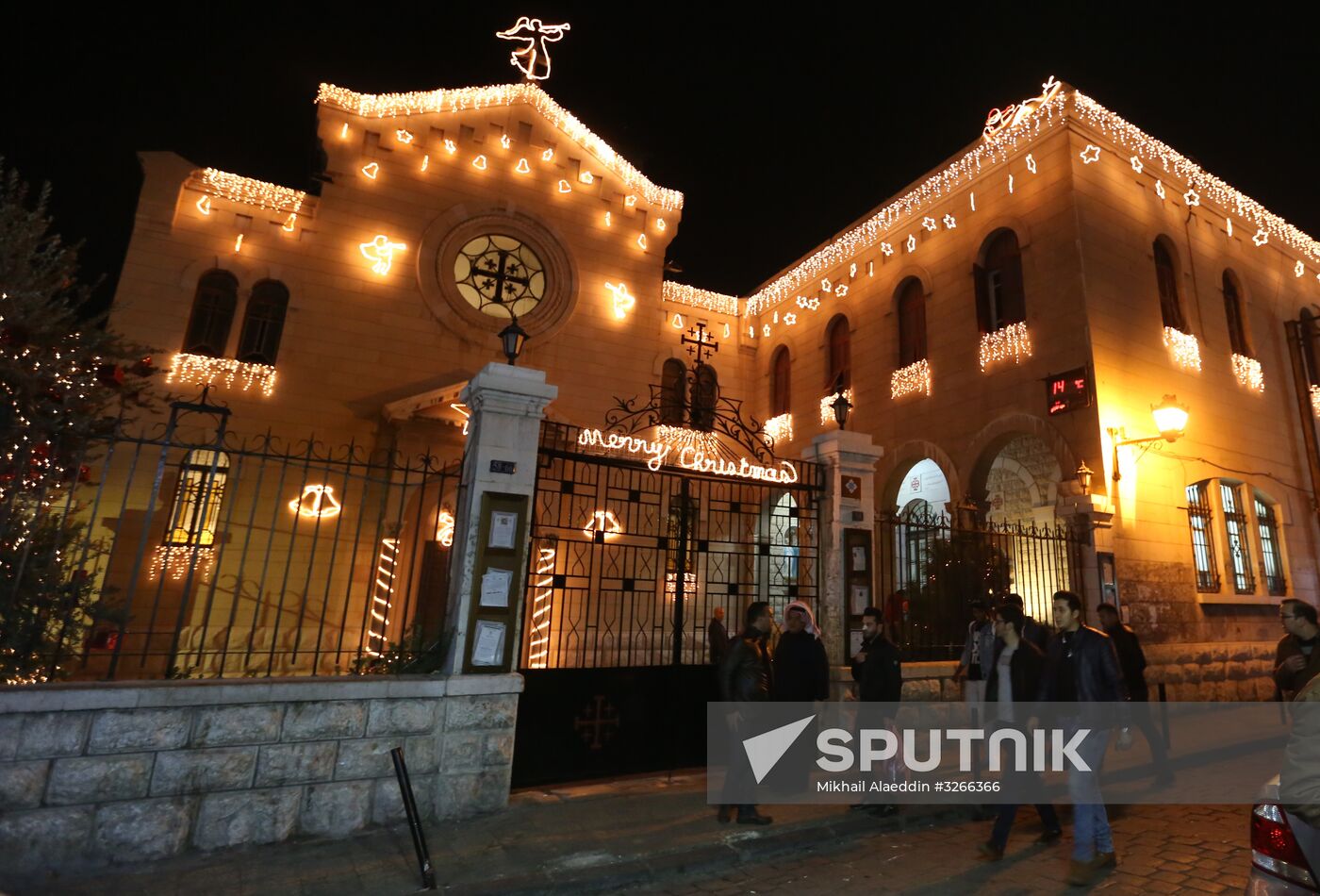 Christmas celebrated in Syria