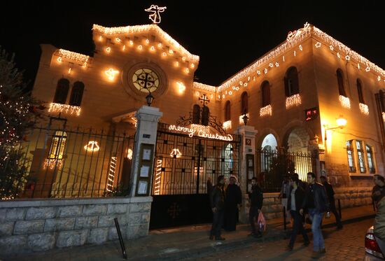 Christmas celebrated in Syria
