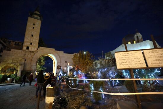 Christmas celebrated in Syria